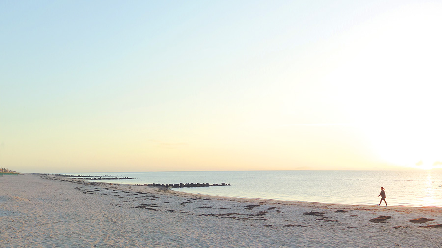 Grömitz Strand Sonnenaufgang